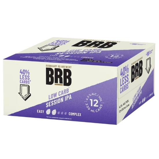 Picture of Boundary Road Brewery Low Carb Session IPA Cans 12x330ml
