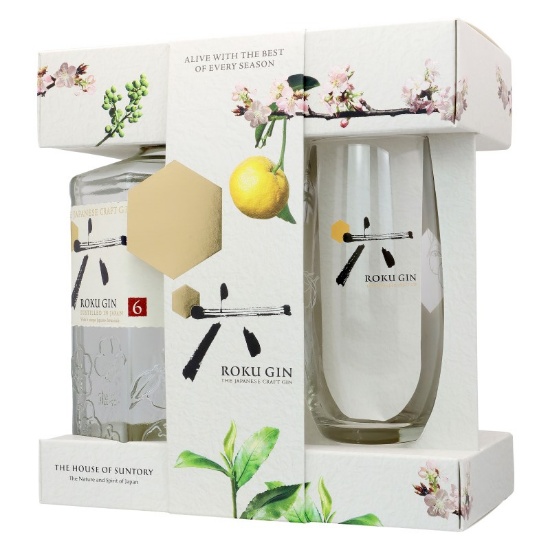 Picture of Suntory Roku The Japanese Craft Gin & Glass Gift Pack 700ml